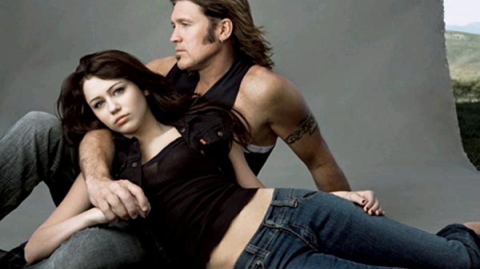Miley Cyrus a její otec Billy Ray